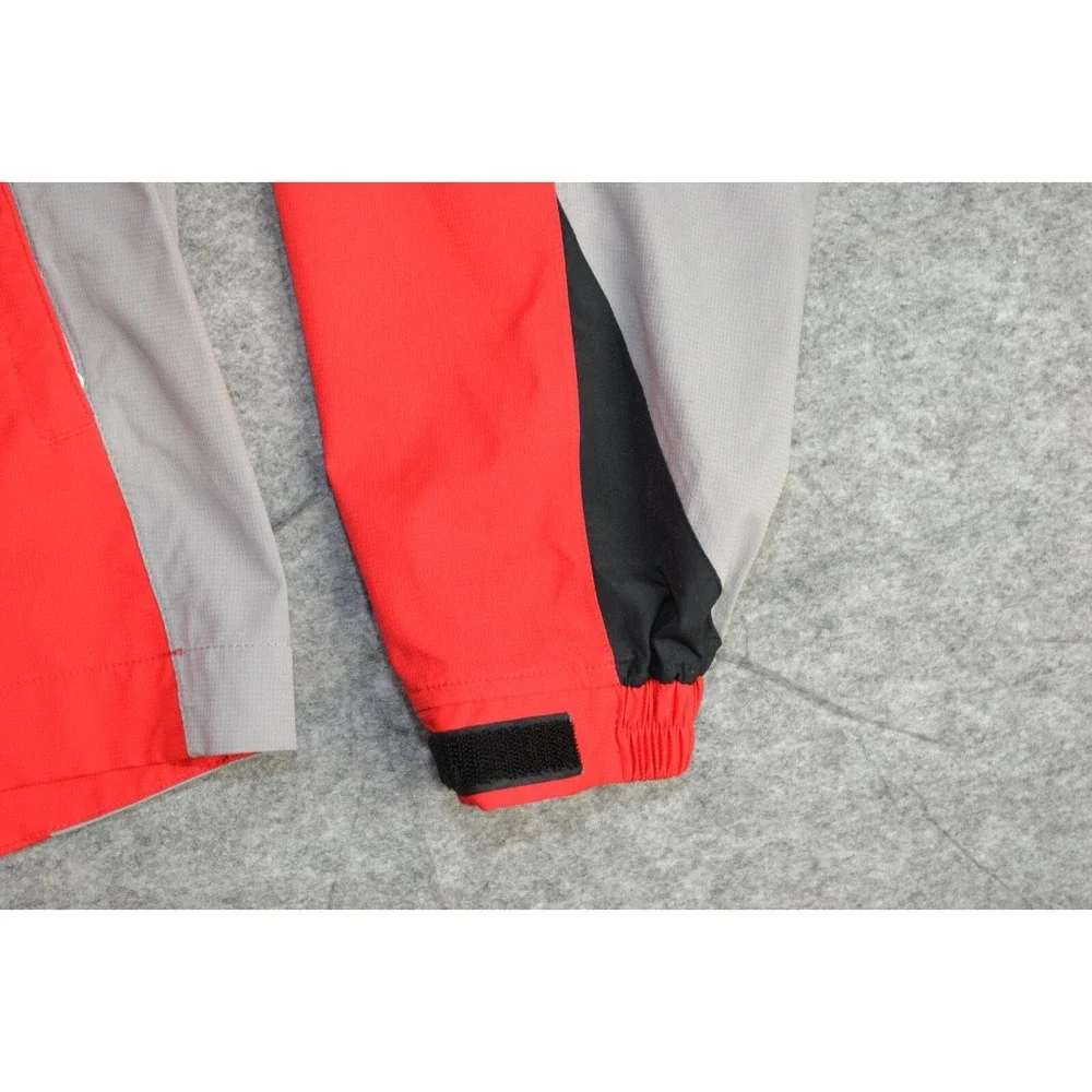 FootJoy Hydro Lite‎ Jacket Golf Coats Mens Large Red Gray Full Zip Long Sleeve